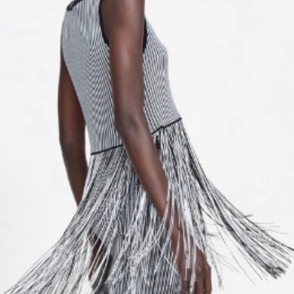 Zara fringe top